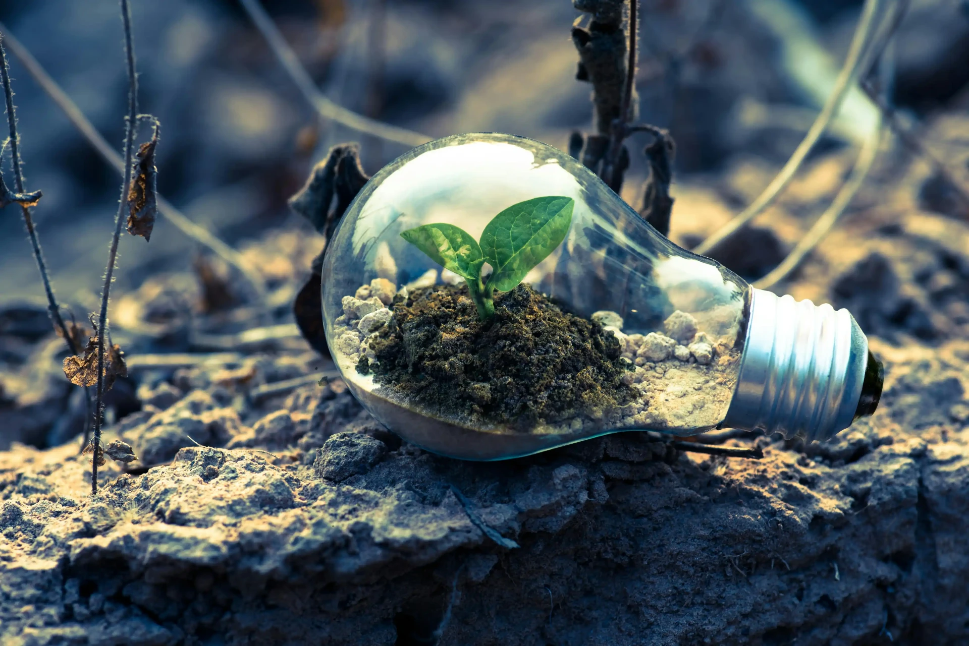 Seedling growing inside a lightbulb — representing evolving compliance standards